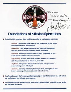 Eugene Kranz autograph