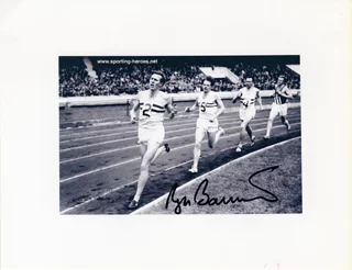 Roger Bannister autograph
