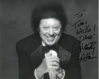Marty Allen autograph