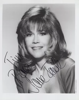 Jane Fonda autograph