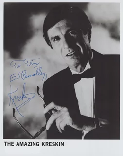 Kreskin autograph