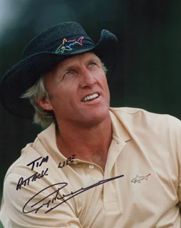 Greg Norman autograph