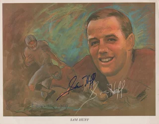 Sam Huff autograph