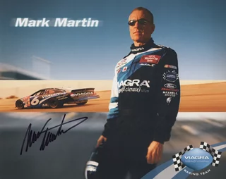 Mark Martin autograph