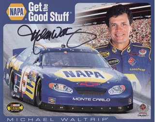Michael Waltrip autograph