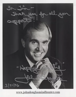 John Douglas autograph