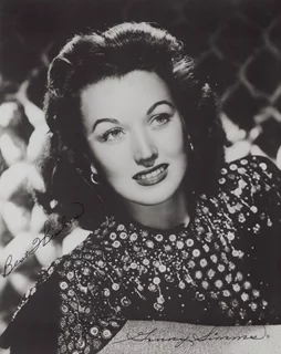 Ginny Simms autograph