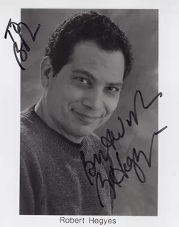 Robert Hegyes autograph