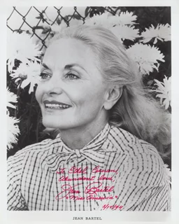 Jean Bartel autograph