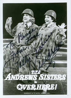 The Andrews Sisters autograph