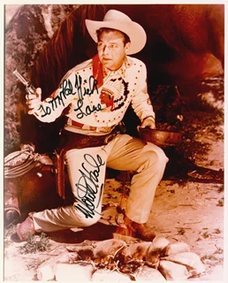 Monte Hale autograph