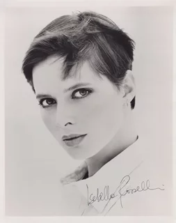 Isabella Rossellini autograph