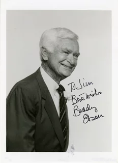 Buddy Ebsen autograph