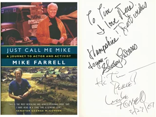 Mike Farrell autograph