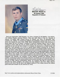 Nick Bacon autograph