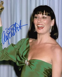 Anjelica Huston autograph