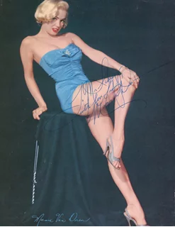 Mamie Van Doren autograph