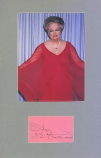 Olivia DeHavilland autograph