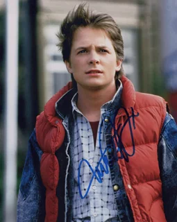 Michael J. Fox autograph