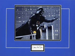 Darth Vader autograph