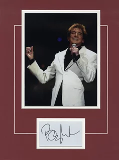 Barry Manilow autograph