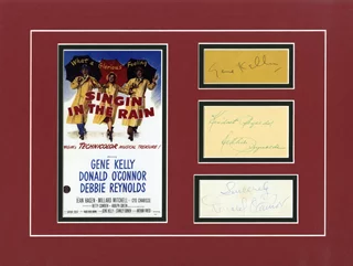Singin' In The Rain autograph