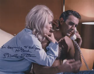 Shirley Eaton autograph