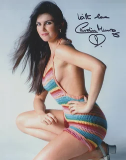 Caroline Munro autograph
