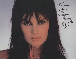 Caroline Munro autograph