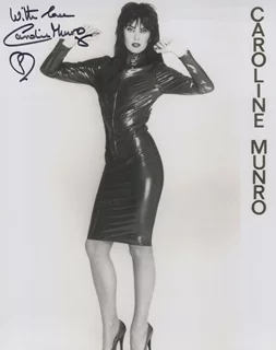Caroline Munro autograph