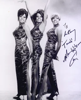 Mary Wilson autograph