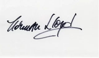 Norman Lloyd autograph