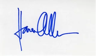 Karen Allen autograph