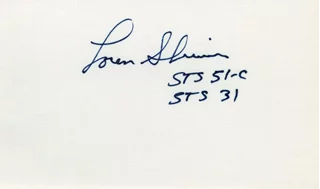 Loren Shriver autograph