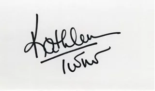 Kathleen Turner autograph