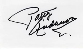 Patty Andrews autograph