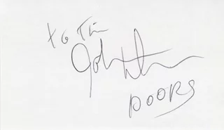 John Densmore autograph