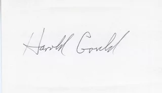 Harold Gould autograph