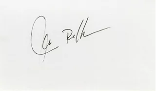 James Rebhorn autograph