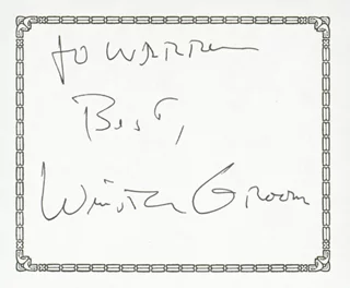 Winston Groom autograph