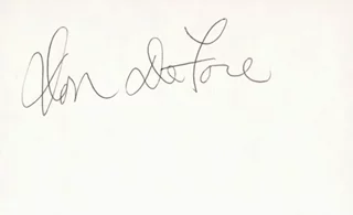 Don DeFore autograph