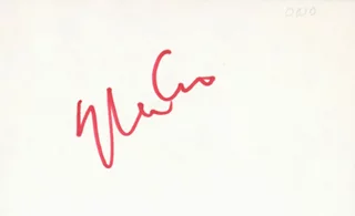 Yoko Ono autograph