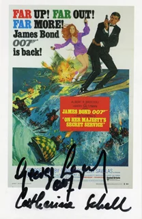 On Her Majesty's Secret Service autograph
