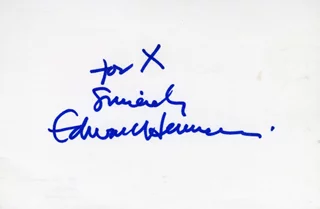Edward Herrmann autograph