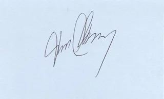 Tom Clancy autograph