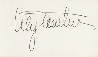Lily Tomlin autograph