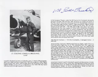 Lowell K. Brueland autograph