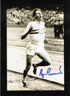 Roger Bannister autograph