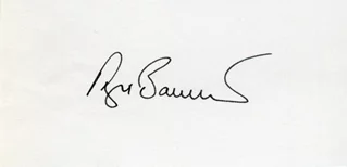 Roger Bannister autograph