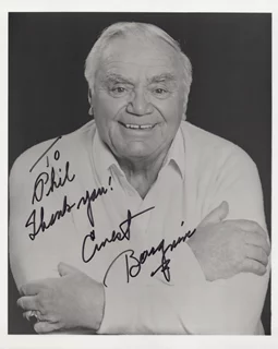 Ernest Borgnine autograph